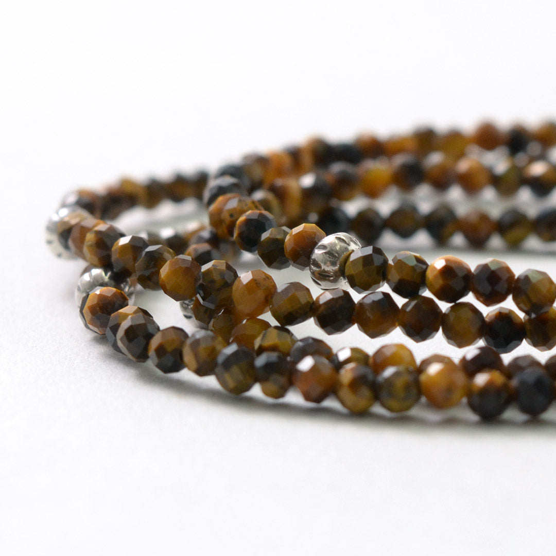PHADUA / Tiger Eye Beaded Anklet