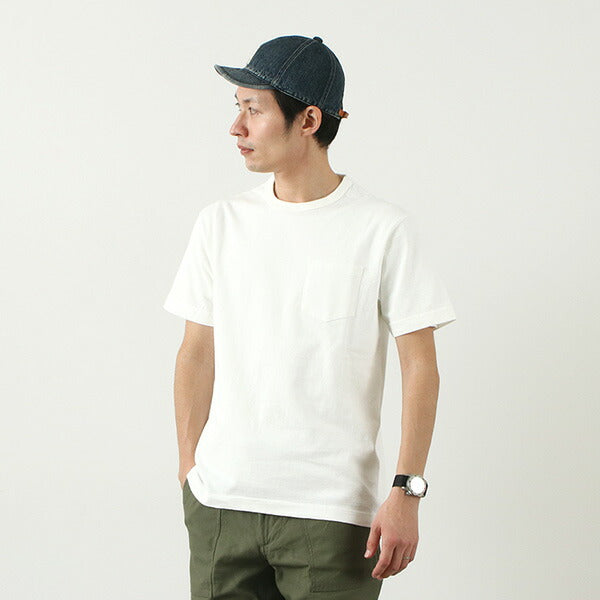 BARNS / BR-1100 Loopwheel Jersey Manga Corta Cuello redondo