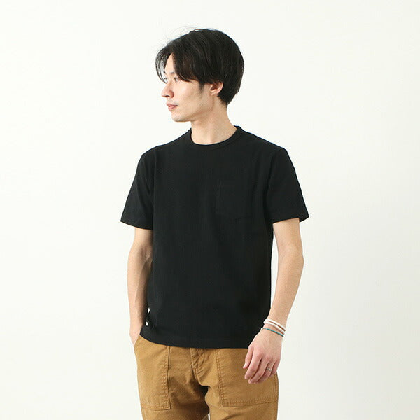 BARNS / BR-1100 Loopwheel Jersey Manga Corta Cuello redondo