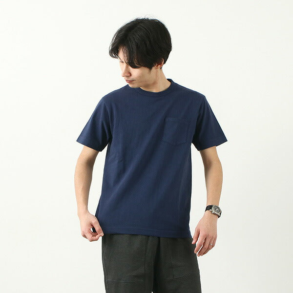 BARNS / BR-1100 Loopwheel Jersey Manga Corta Cuello redondo