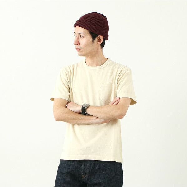 BARNS / BR-1100 Loopwheel Jersey Manga Corta Cuello redondo