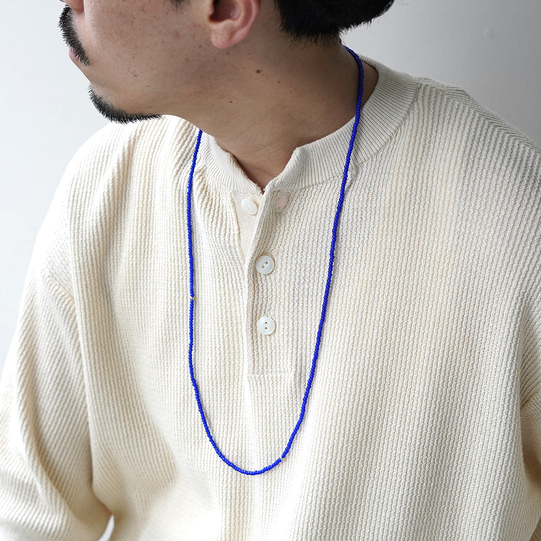 phaduA / Collar antiguo con cuentas de corazón blanco