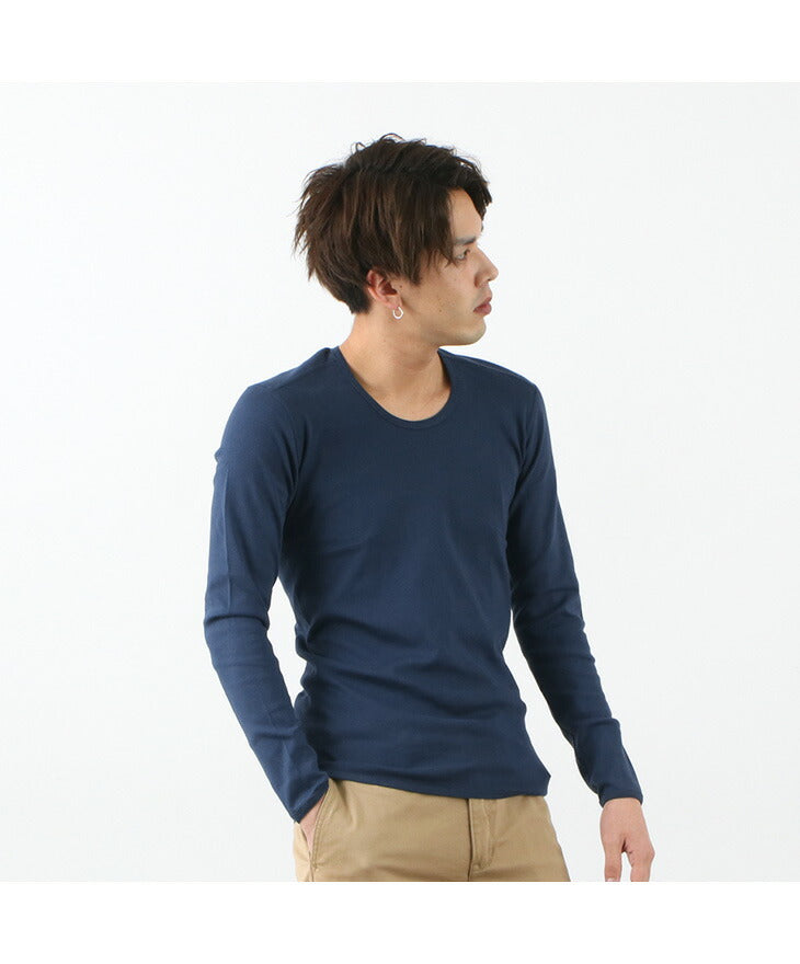 RE HECHO EN TOKIO JAPÓN / Cuello en U interior perfecto de manga larga