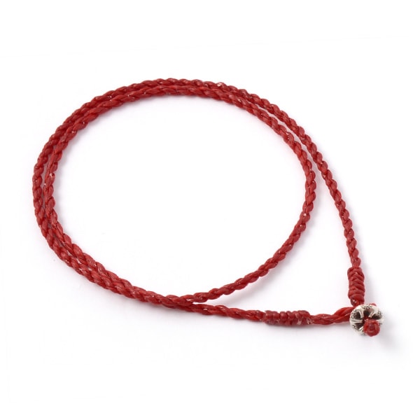PHADUA / Wax Cord Silver Choker Necklace
