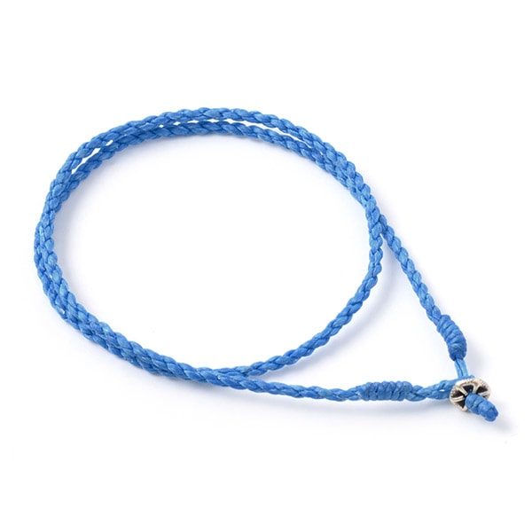 PHADUA / Wax Cord Silver Choker Necklace