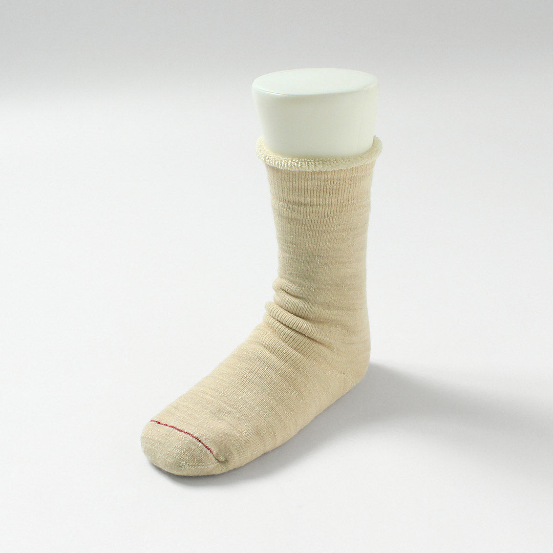 ROTOTO / Chaussettes Double Face Laine Mérinos & Coton Biologique