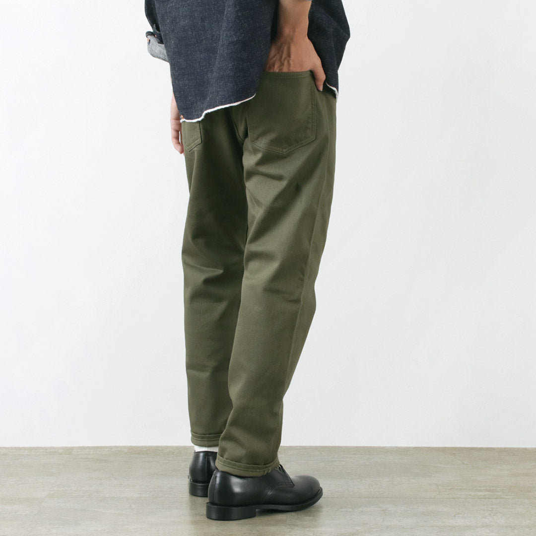 FOB FACTORY / F1134 Pantalon piqué 5 poches
