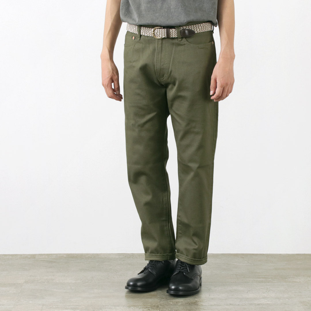 FOB FACTORY / F1134 Pantalon piqué 5 poches