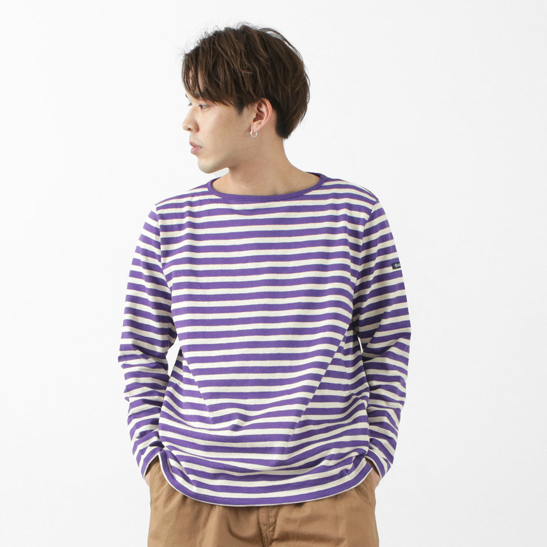 TIEASY / HDCS Camisa Vasca Rayas Cuello Barco